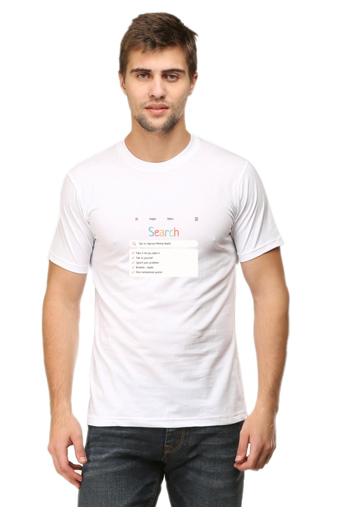 Mental Health Tips Search T-shirt