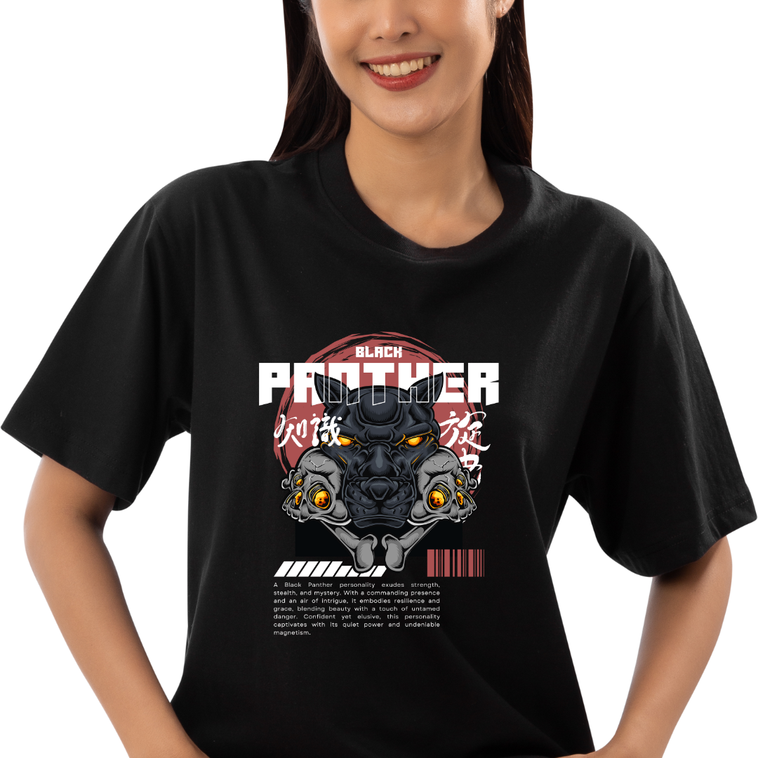 Black Panther Personality T-shirt