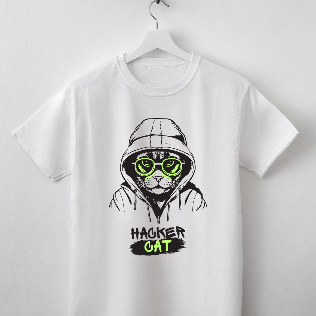 Hacker Cat T-shirt