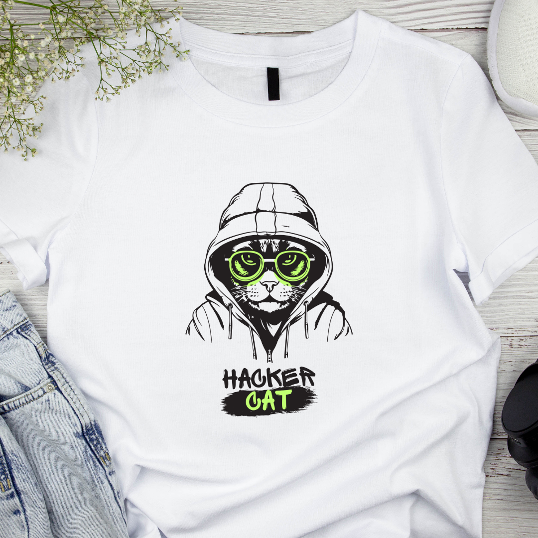 Hacker Cat T-shirt