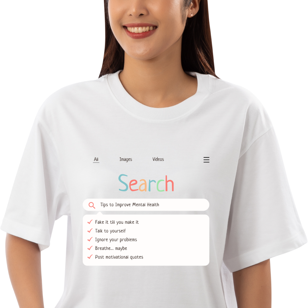 Mental Health Tips Search T-shirt